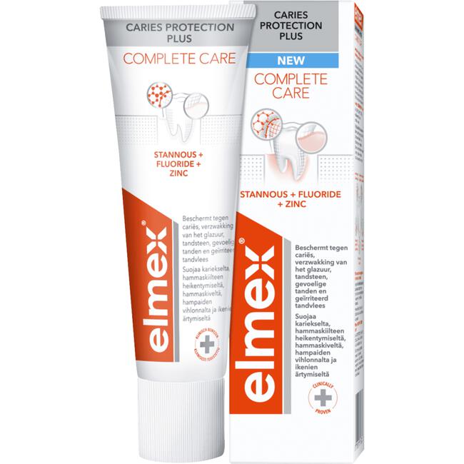 elmex® Anti-Cariës Plus Complete Care Tandpasta 75 ML