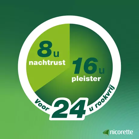 Nicorette Pleister 25 mg Nicotine 7 Stuks