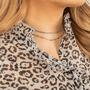 BiSjU Jewellery Ketting Gedraaid Silver Plated