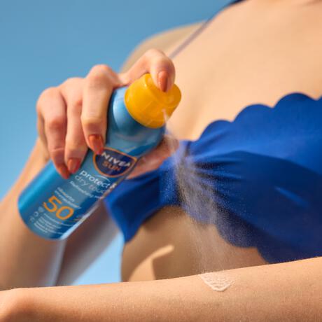 NIVEA SUN Protect & Dry Touch Zonnebrand Vernevelende Spray SPF 50 200 ML