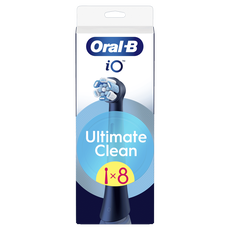 Oral-B iO Ultimate Clean Opzetborstels Zwart 8 Stuks
