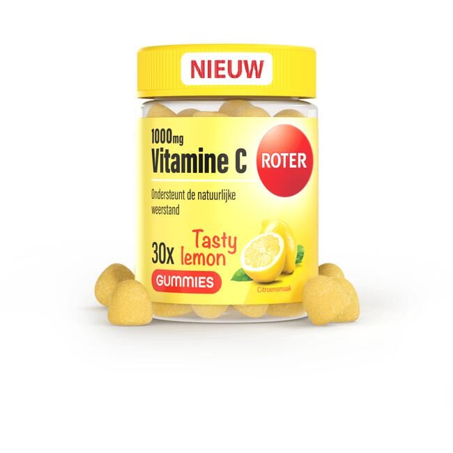 Roter 1000mg Vitamine C Gummy Tasty Lemon 30 stuks