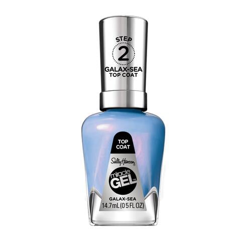 Sally Hansen Miracle Gel Top Coat - Blauw - 113 Galax-Sea