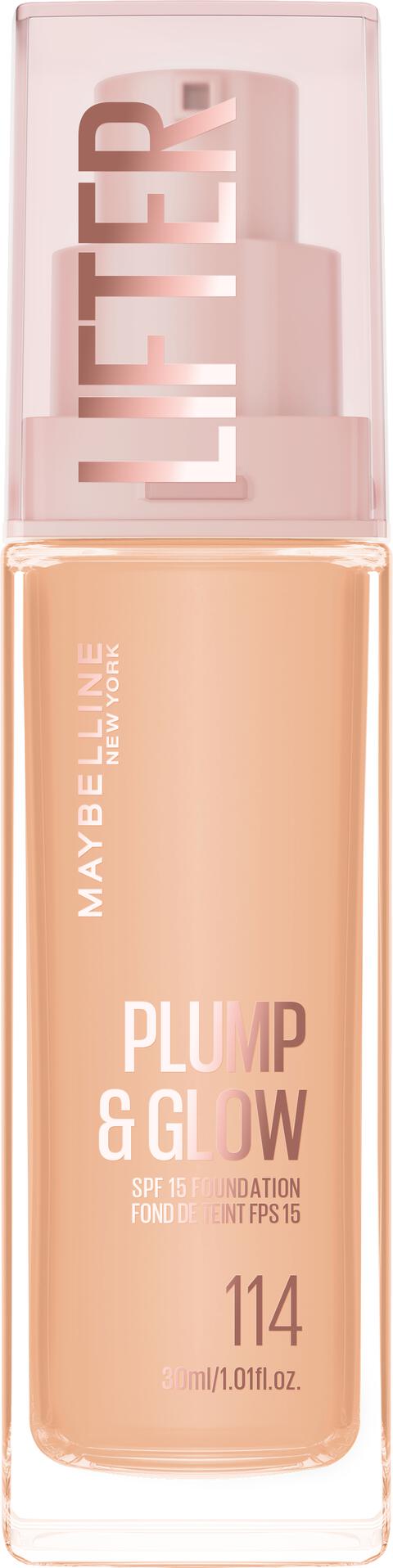 Maybelline New York Lifter Plump & Glow Foundation 114