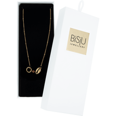 BiSjU Jewellery Zomer Ketting Rondje met Schelp en Parel