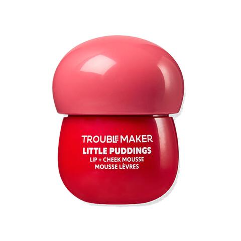 Trouble Maker Little Pudding Blurring Lip + Cheek Mousse Bunni Baby Pink