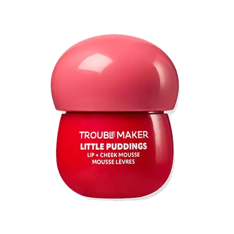 Trouble Maker Little Pudding Blurring Lip + Cheek Mousse Bunni Baby Pink