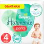 Pampers Harmonie Luierbroekjes Maat 4 48 Luiers 9KG-15KG