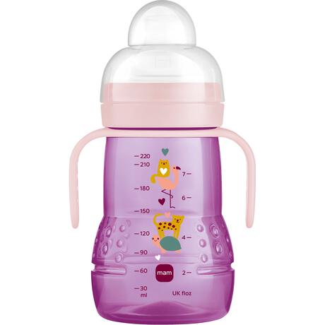 MAM Trainer+ Oefenbeker 4+ Maanden Roze 220 ML