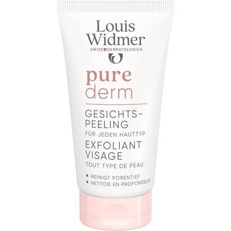 Louis Widmer Purederm Gezichtspeeling Zonder Parfum 50 ML