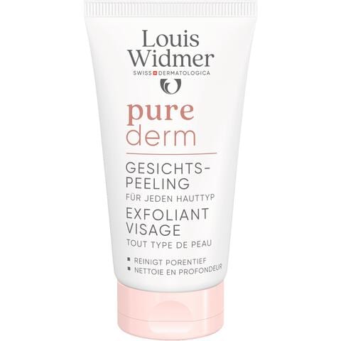Louis Widmer Purederm Gezichtspeeling Zonder Parfum 50 ML