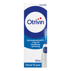 Otrivin Xylometazoline HCI 1 MG/ML Neusspray bij een Verstopte Neus 10 ML