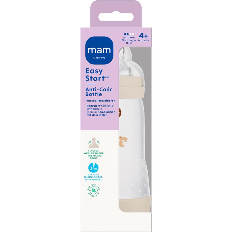 MAM Easy Start Anti-Colic Babyfles Beige 320 ML