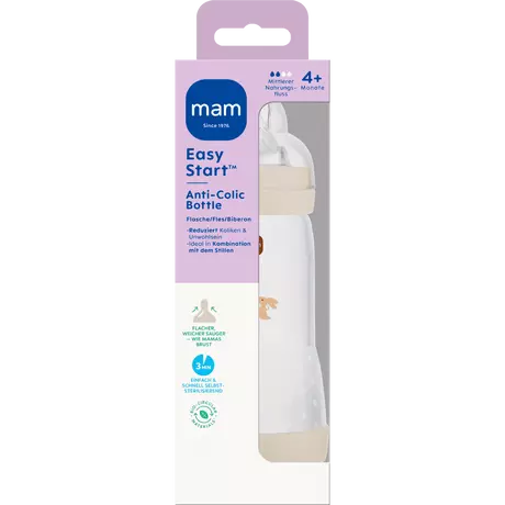 MAM Easy Start Anti-Colic Babyfles Beige 320 ML