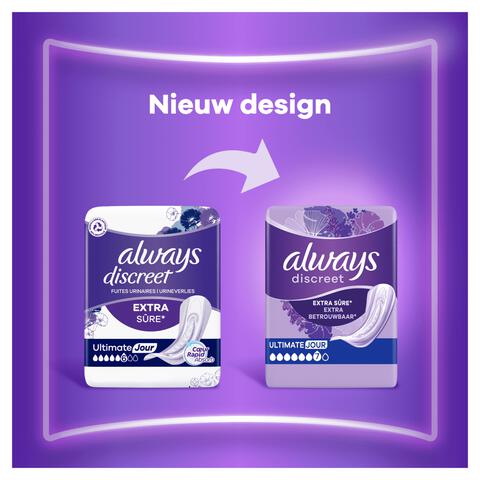 Always Discreet Incontinentieverband Ultimate Active