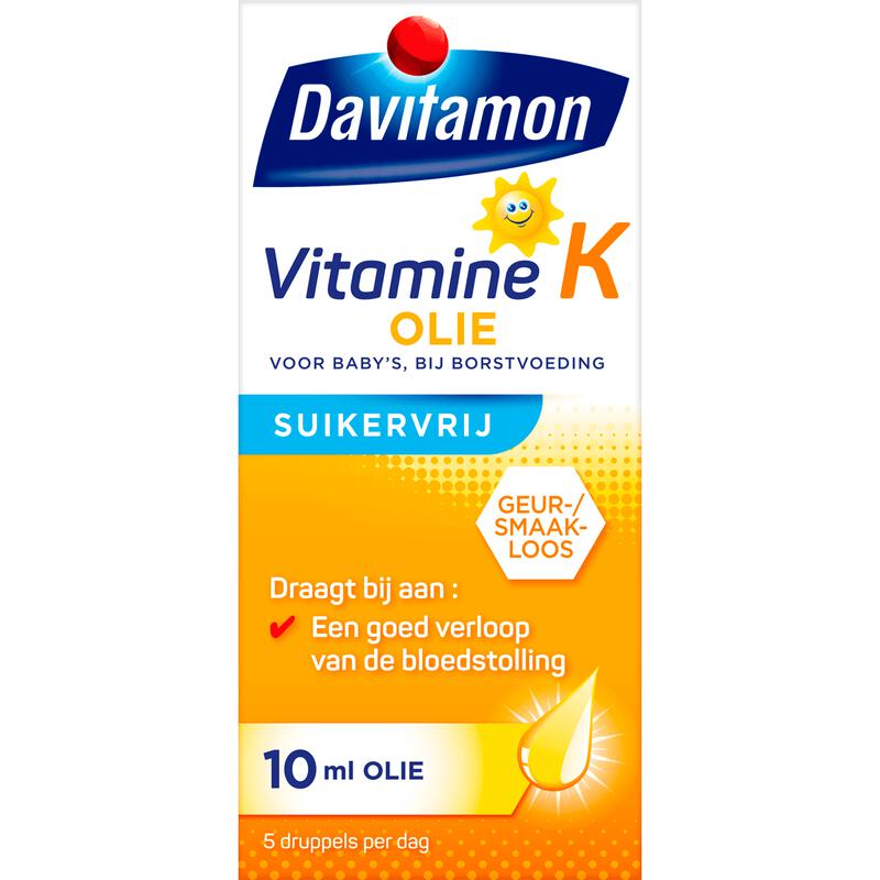 Davitamon Vitamine K Olie Suikervrij 10 ML