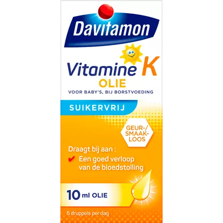Davitamon Vitamine K Olie Suikervrij 10 ML