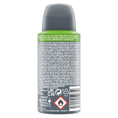 Dove Men+Care Advanced Clean Comfort Anti-Transpirant Deospray 75 ML