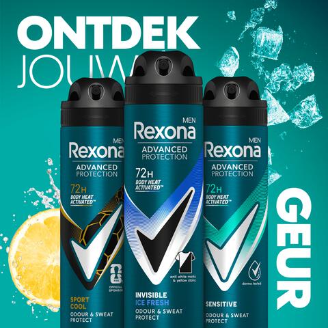 Rexona Men Advanced Protection Invisible Ice Deodorant Spray 150 ML