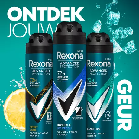 Rexona Men Advanced Protection Invisible Ice Deodorant Spray 150 ML