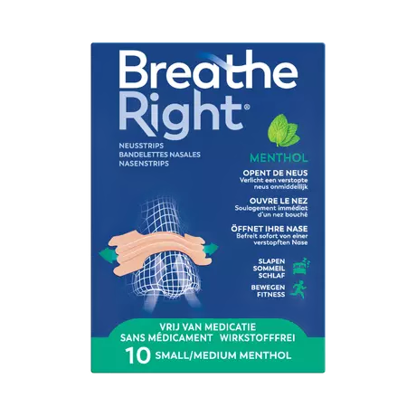 Breathe Right Mentol 10 stuks