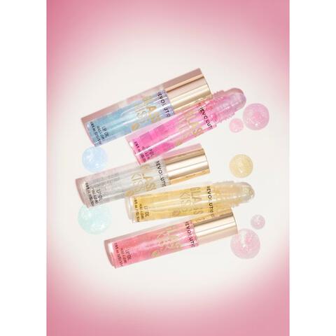 Revolution Glass Kiss Roller Ball Lip Oil Stardust Lemon Shimmer