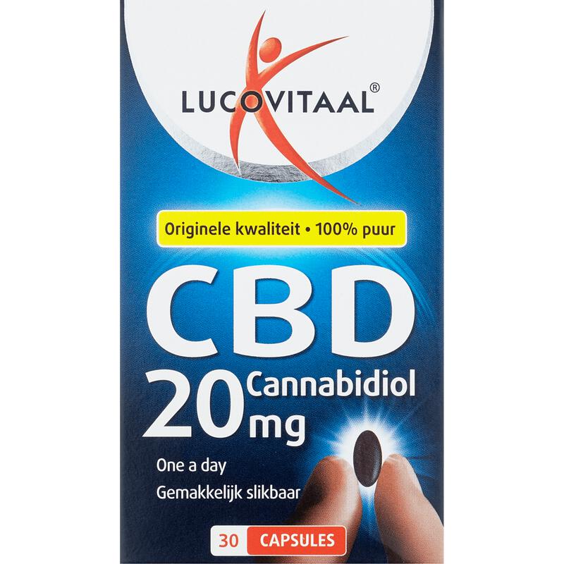 Lucovitaal CBD Cannabidiol 20 MG Capsules