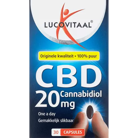 Lucovitaal CBD Cannabidiol 20 MG Capsules