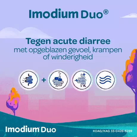 Imodium Duo 6 stuks