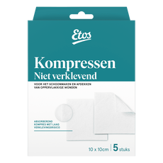 Etos Kompres Niet-Klevend 10 x 10 CM 5 stuks