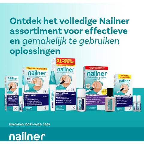 Nailner kalknagelpen Multi-Action 2x4ml