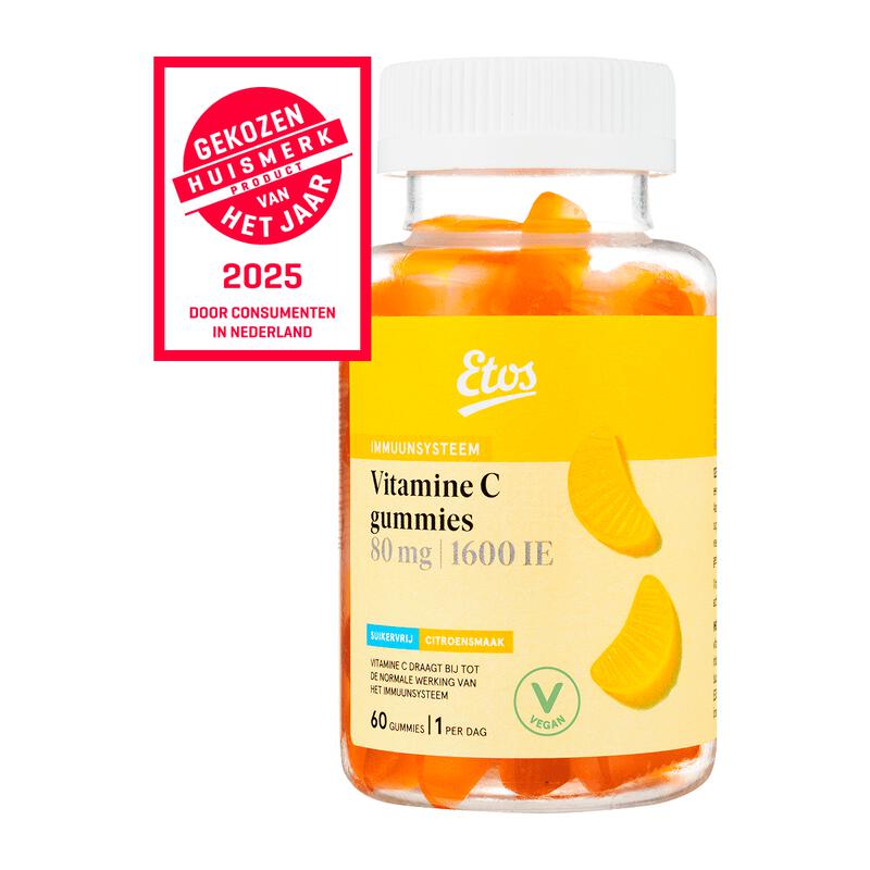 Etos Vitamine C 80 MG Gummies 60 stuks