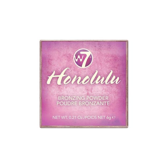 W7 Honolulu Bronzing Powder Box Art