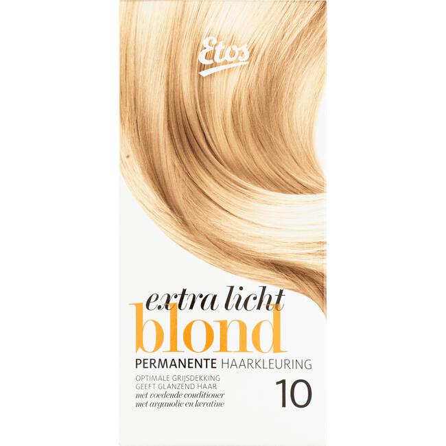 Bediening mogelijk Spectaculair overzien Etos Permanente Haarkleuring 10 Extra Licht Blond 120 ML 120 ML | Etos