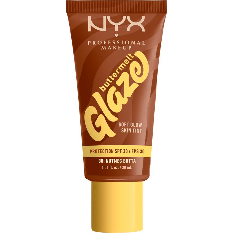 NYX Professional Makeup Buttermelt Glaze Skin Tint SPF30 8 Nutmeg Butta