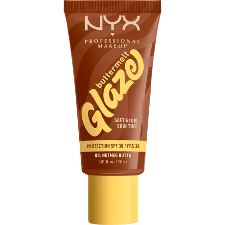 NYX Professional Makeup Buttermelt Glaze Skin Tint SPF30 8 Nutmeg Butta