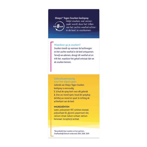 Shiepz anti snurk keelspray