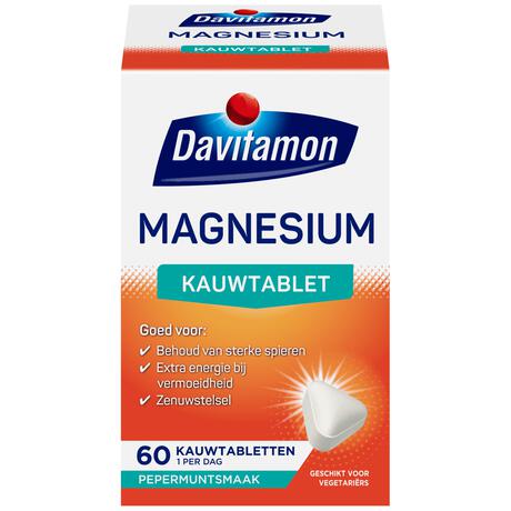 Davitamon Magnesium Pepermunt 60 stuks