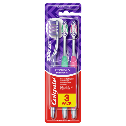 Colgate ZigZag Soft Tandenborstels 3 stuks