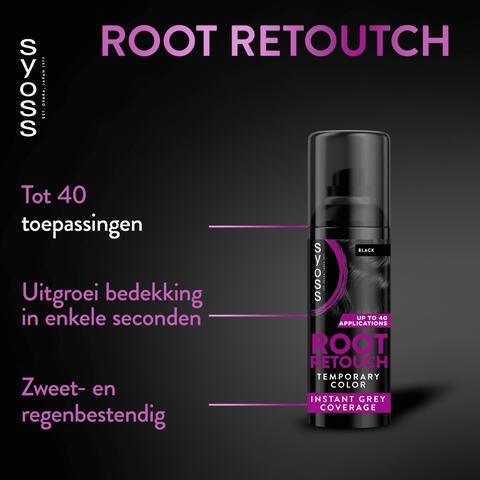 Syoss Uit Groeispray Zwart