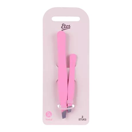 Etos Pincet Schuin Set Roze