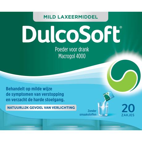 Dulcosoft Poeder Mild Laxeermiddel Oplossing Zakjes 20 stuks
