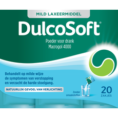 Dulcosoft Poeder Mild Laxeermiddel Oplossing Zakjes 20 stuks