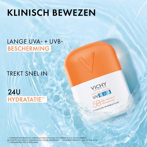 Vichy Capital Soleil UV-Aqua Onzichtbare Zonnefluïde SPF50 50 ML