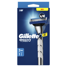 Gillette Mach3 Turbo Scheersysteem Met 2 Navulmesjes