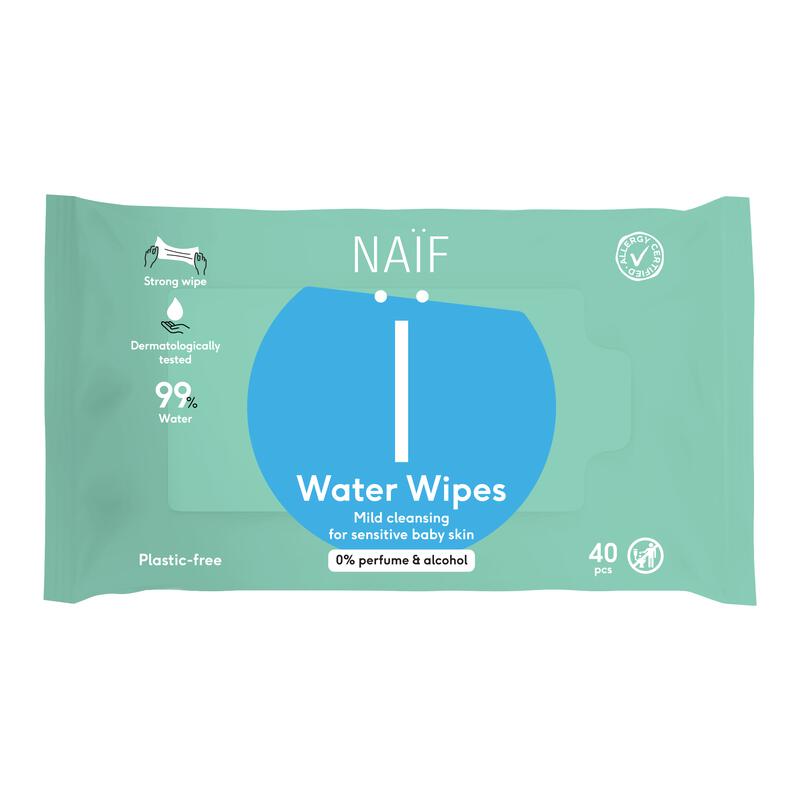 Naïf Plasticvrije Water Billendoekjes 40 stuks