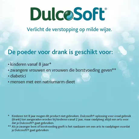 Dulcosoft Poeder Mild Laxeermiddel Oplossing Zakjes 20 stuks