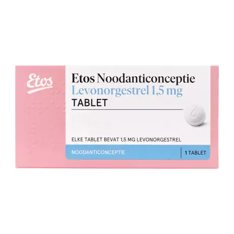 Etos Noodanticonceptie Levonorgestrel 1.5 MG Tablet 1 stuks