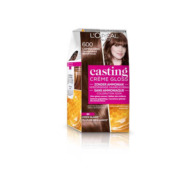 L'Oréal Paris Casting Crème Gloss Haarverf 600 Cappuccino Donkerblond