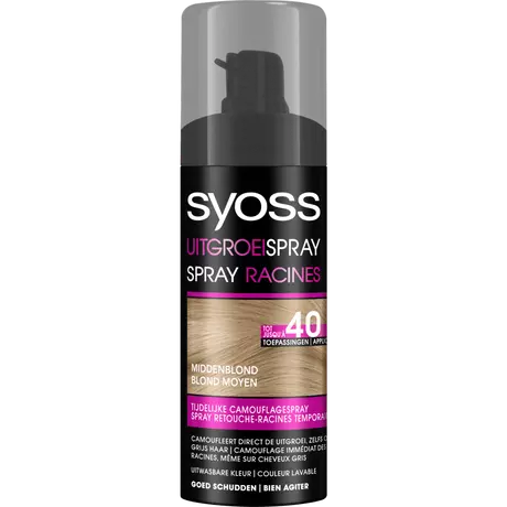 Syoss Uitgroeispray Middenblond 120 ML